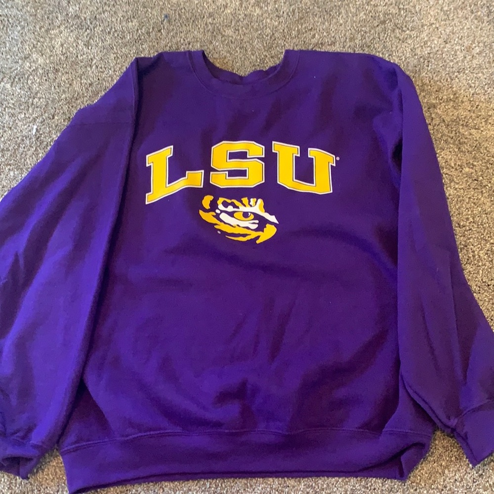 LSU crew neck